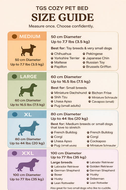 TGS Cozy Pet Bed