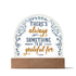 Gratitude - LED Dome Plaque