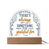 Gratitude - LED Dome Plaque
