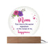 To Mom , The Secret Ingredient LED Circle Plaque