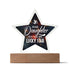 To Daughter , My Lucky Star - LED Star Plaque