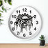Pisces Queen Wall clock