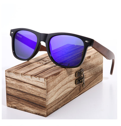 Dante's Barcur Wooden Polarized Sunglasses
