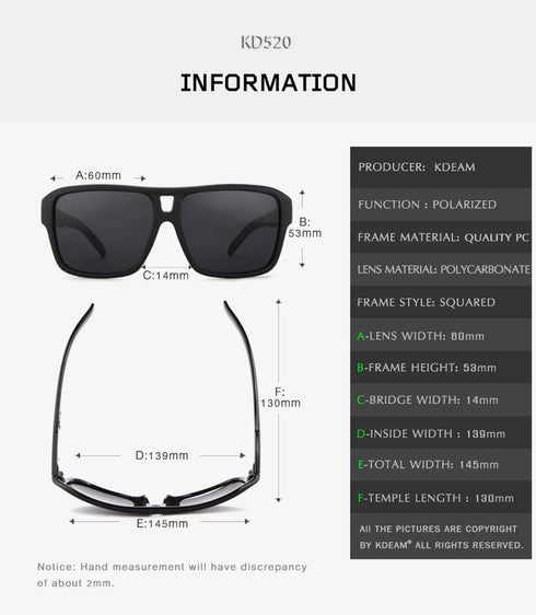 Vibe Jams double beam polarized sunglasses