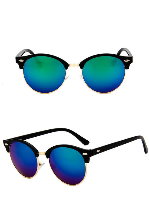 Retro rice studded sunglasses