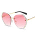 Frameless Polygon Sunglasses