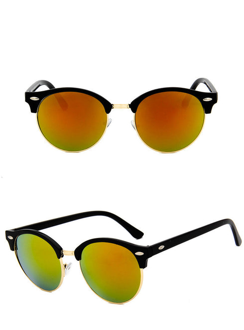 Retro rice studded sunglasses