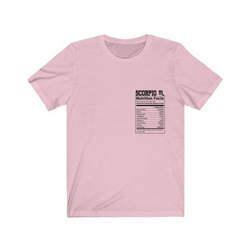 Scorpio Nutrition Facts T-shirt