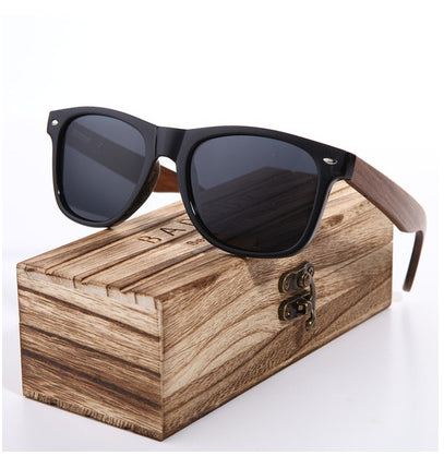 Dante's Barcur Wooden Polarized Sunglasses