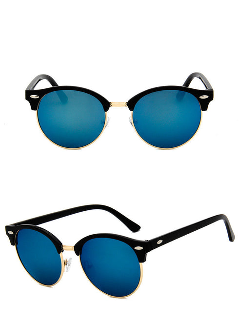 Retro rice studded sunglasses
