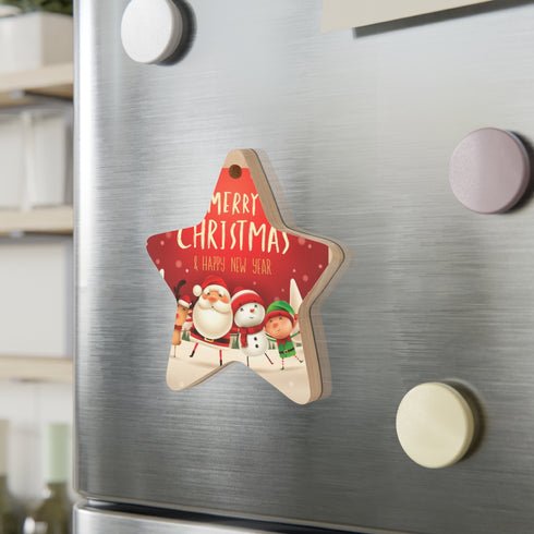 Merry Christmas - Wooden Christmas Ornaments