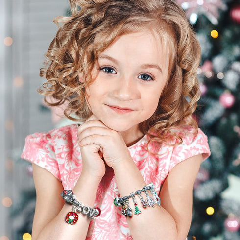 Kids L-O-V-E Christmas Advent DIY Bracelets