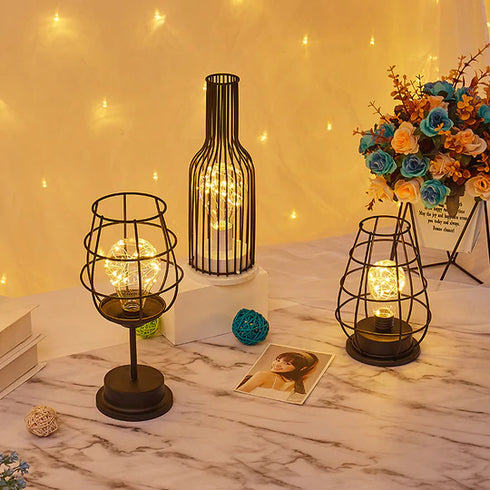 Nordic wrought iron decorative lights