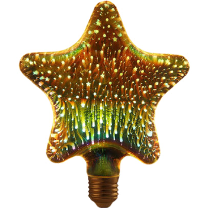 3DColorful LED fireworks Light Bulb