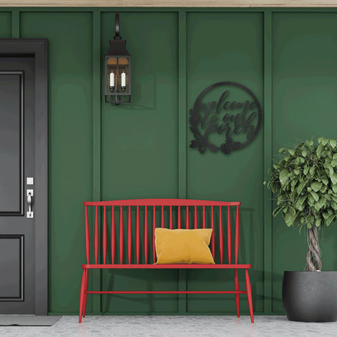 Welcome to our porch Wall Art