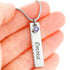Engravable Birthstone Name Necklace - From Mom
