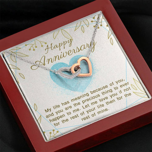 Anniversary Double Hearts Necklace