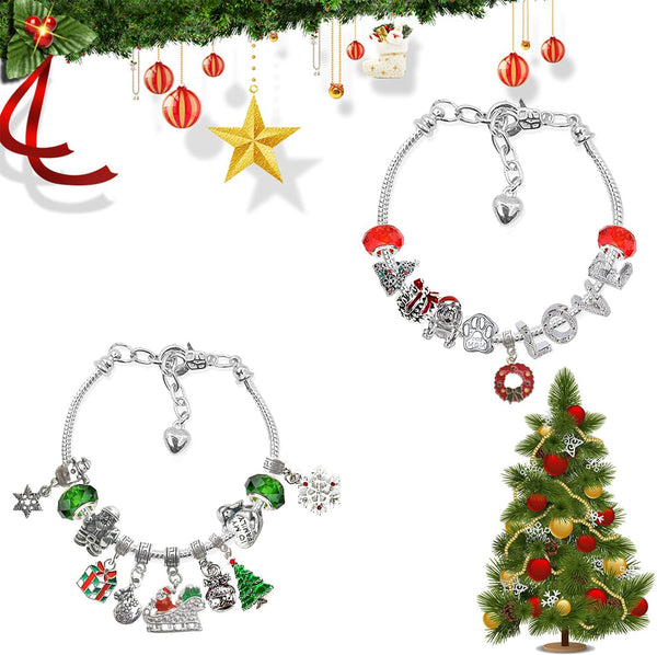 Kids L-O-V-E Christmas Advent DIY Bracelets