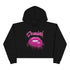 Gemini Glitter Lips Crop Hoodie