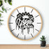 Virgo Queen Wall clock