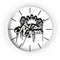 Aries Queen Wall clock