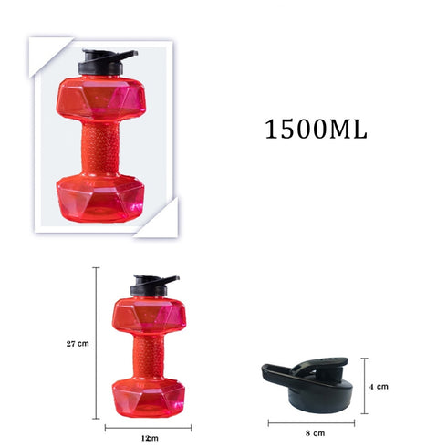 Red- TGS OG Water Dumbbell Sport Bottle