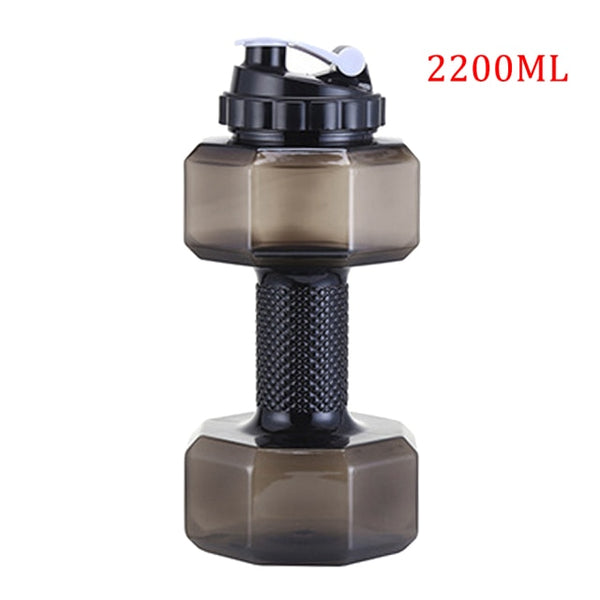 Black -TGS OG Water Dumbbell Sport Bottle