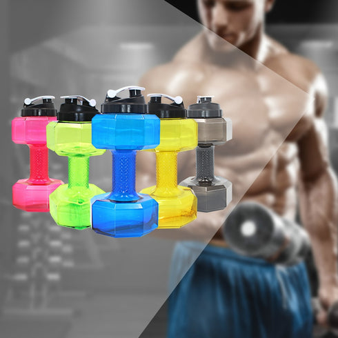 YELLOW -TGS OG Water Dumbbell Sport Bottle